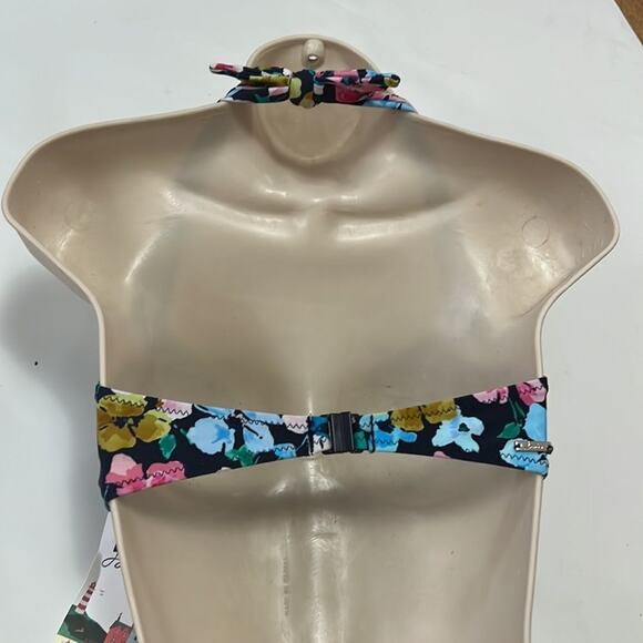 NWT JOULES BONNIE CLASP FASTENING ALTER NECK BIKINI TOP‎ - Picture 4 of 5